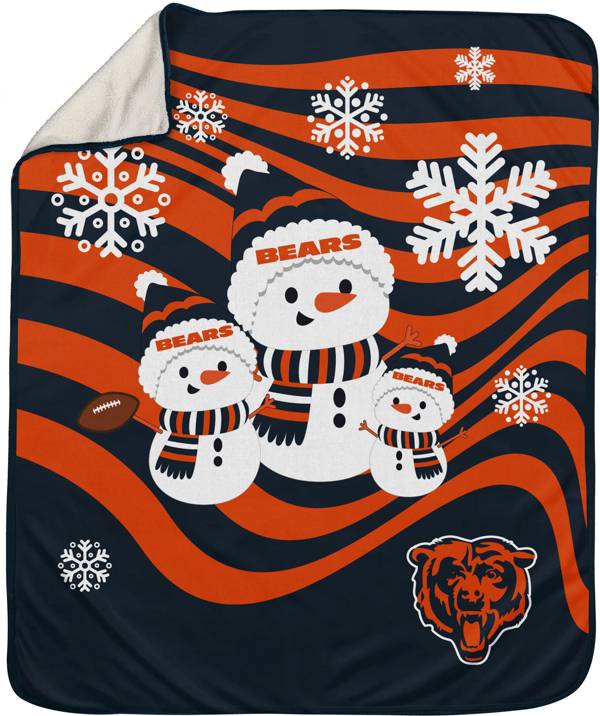 Pegasus Sports Chicago Bears Snowman Throw blanket