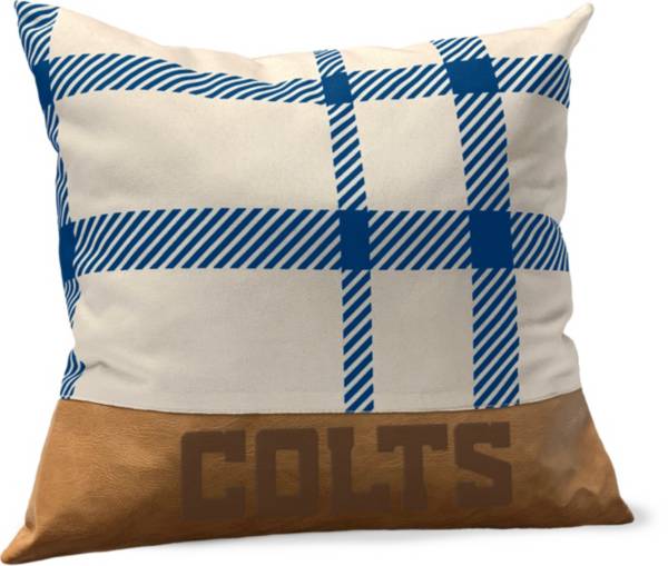 Pegasus Sports Indianapolis Colts Faux Leather Pillow