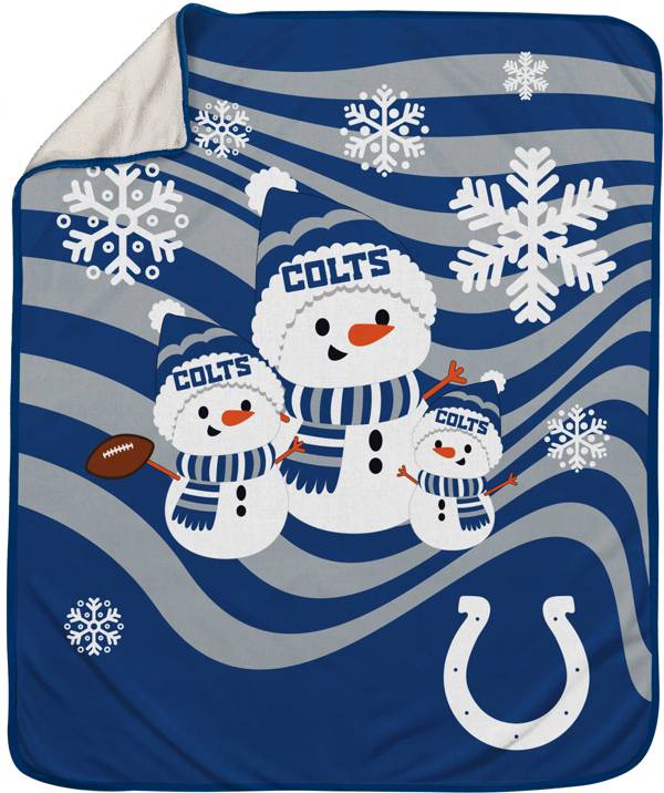 Pegasus Sports Indianapolis Colts Snowman Throw blanket
