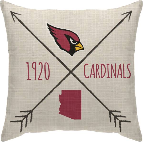 Pegasus Sports Arizona Cardinals Cross Décor Pillow