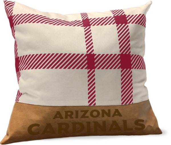 Pegasus Sports Arizona Cardinals Faux Leather Pillow