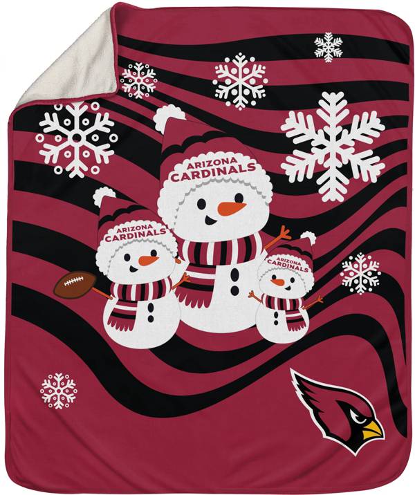 Pegasus Sports Arizona Cardinals Snowman Throw blanket