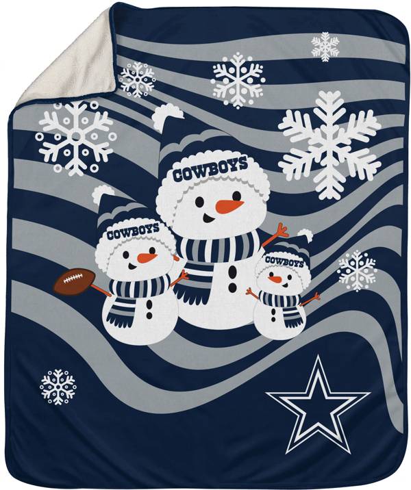 Pegasus Sports Dallas Cowboys Snowman Throw blanket