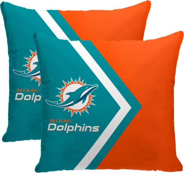 Pegasus Sports Miami Dolphins 2 Piece Pillow Set
