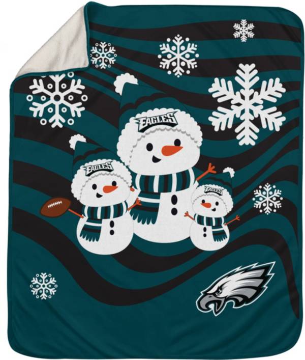 Pegasus Sports Philadelphia Eagles Snowman Throw blanket