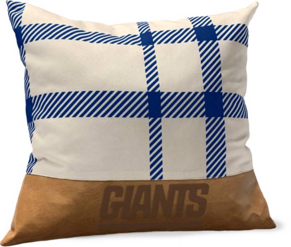 Pegasus Sports New York Giants Faux Leather Pillow