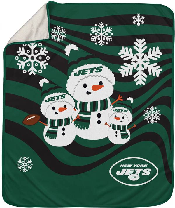 Pegasus Sports New York Jets Snowman Throw blanket