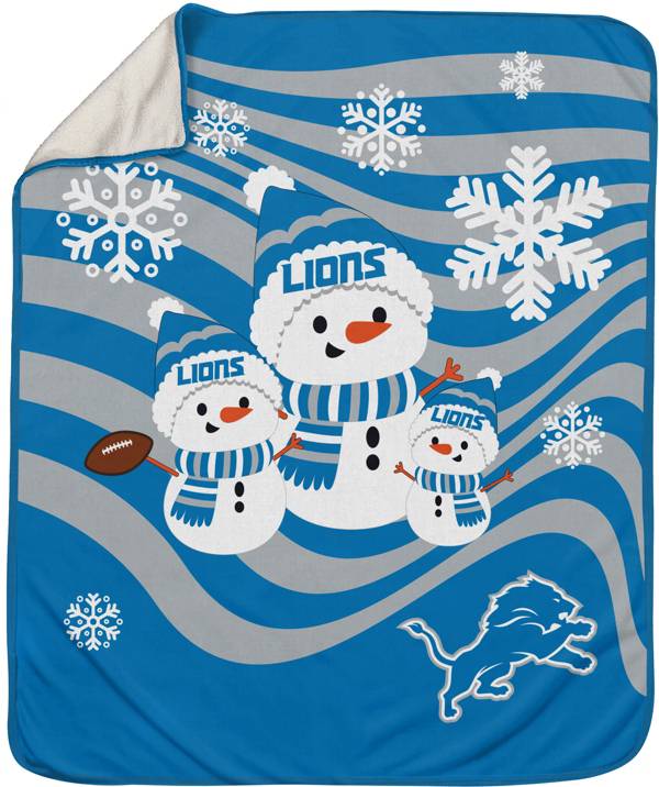 Pegasus Sports Detroit Lions Snowman Throw blanket