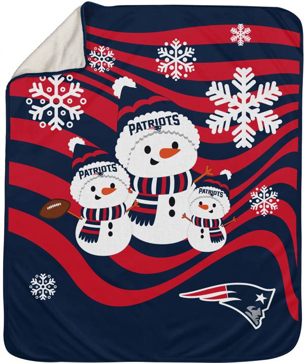 Pegasus Sports New England Patriots Snowman Throw blanket