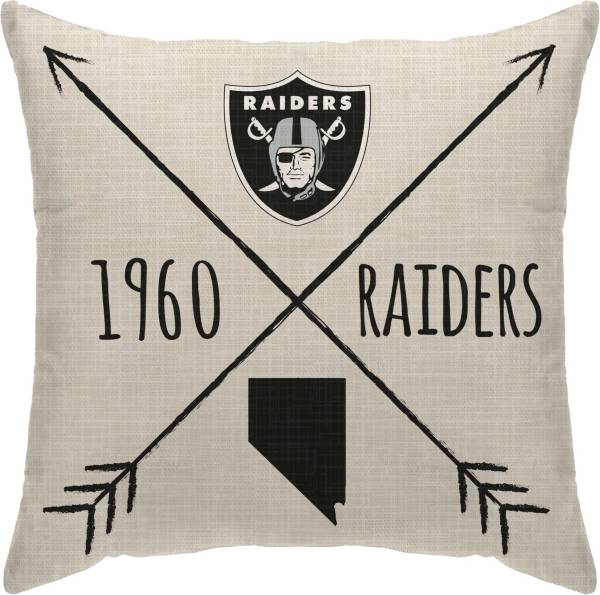 Pegasus Sports Oakland Raiders Cross Décor Pillow