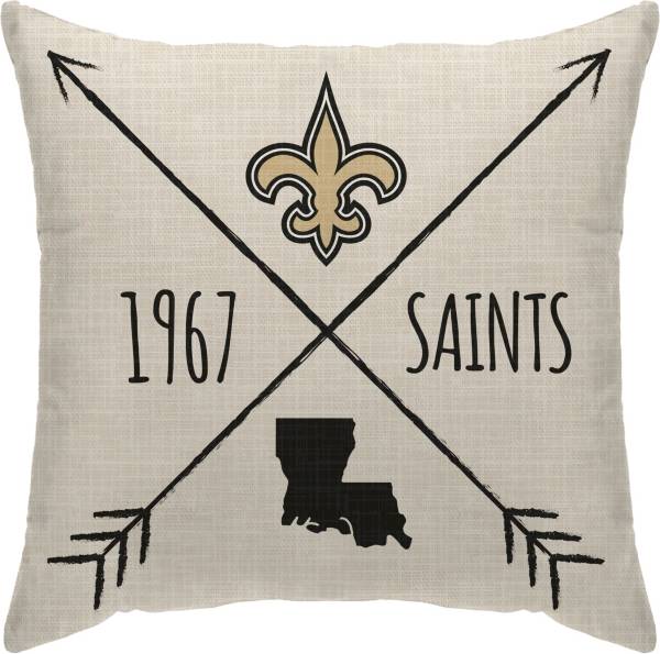 Pegasus Sports New Orleans Saints Cross Décor Pillow