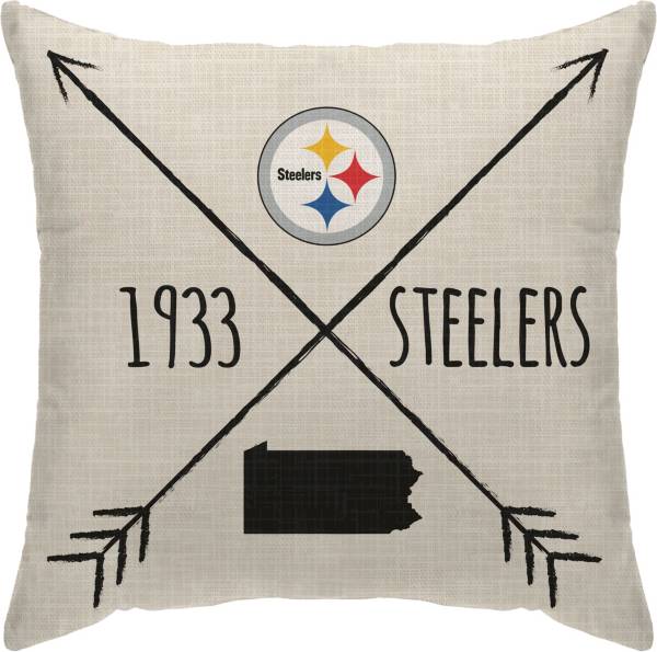 Pegasus Sports Pittsburgh Steelers Cross Décor Pillow