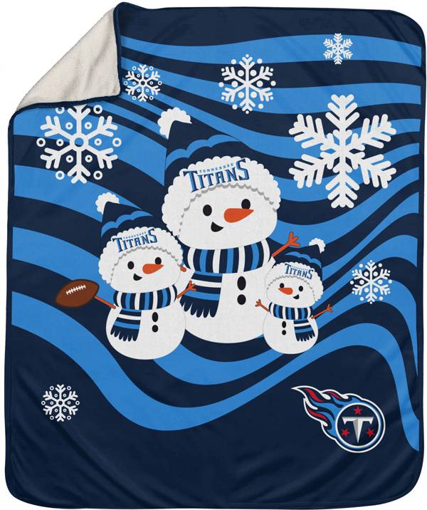 Pegasus Sports Tennessee Titans Snowman Throw blanket