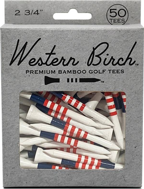 Western Birch Jackie 2 3/4" Golf Tees - 50 Pack