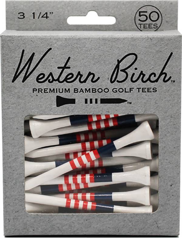 Western Birch Jackie 3 1/4" Golf Tees - 50 Pack product image