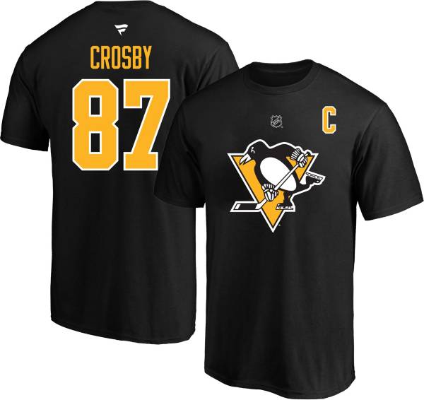 NHL Big & Tall Pittsburgh Penguins Sidney Crosby #87 Black T-Shirt