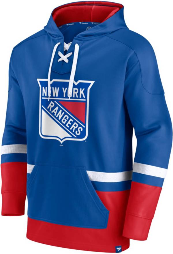 NHL Big & Tall New York Rangers Power Play Royal Pullover Hoodie