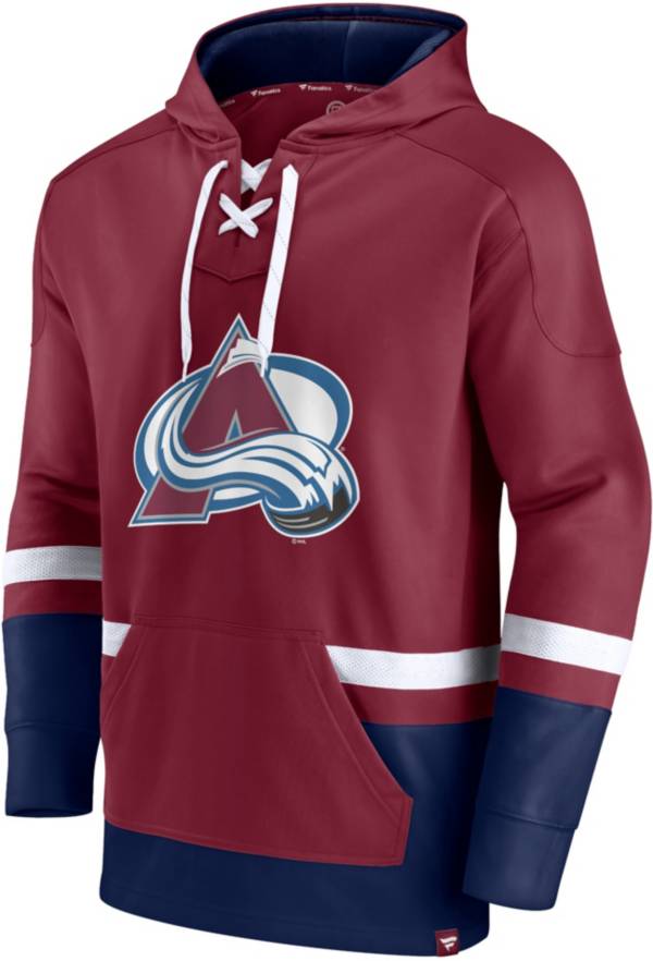 NHL Big & Tall Colorado Avalanche Power Play Maroon Pullover Hoodie