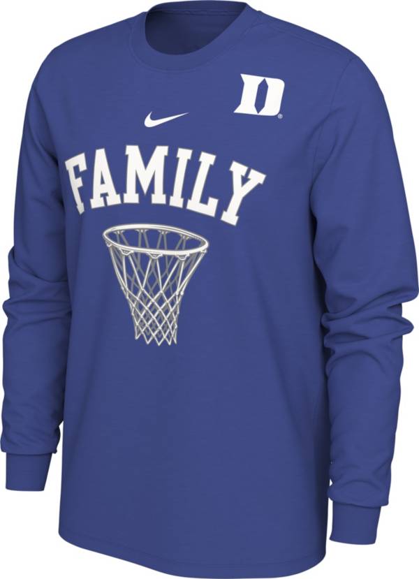 Nike Duke Blue Devils 2022 Men's Basketball FAMILY Final Four Bound Long Sleeve T-Shirt