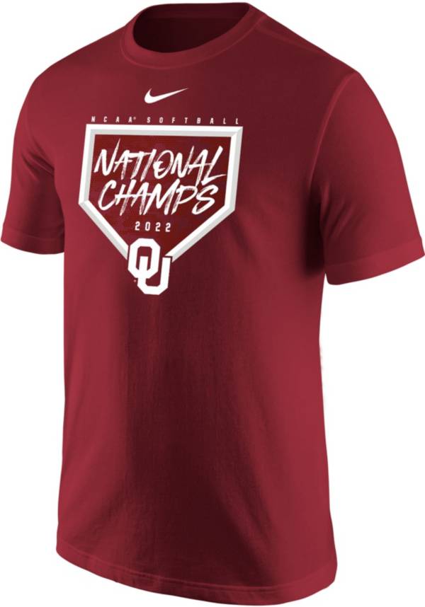 Nike Oklahoma Sooners 2022 NCAA Softball Women's College World Series Champions T-Shirt