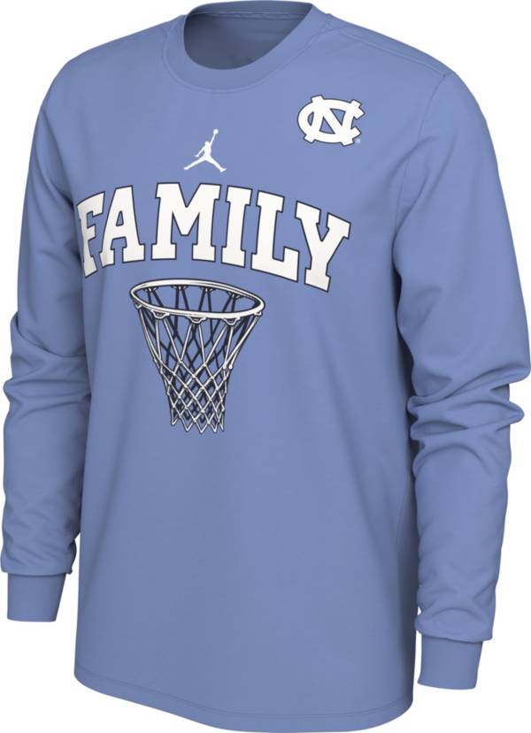 Jordan North Carolina Tar Heels 2022 Men's Basketball FAMILY Final Four Bound Long Sleeve T-Shirt