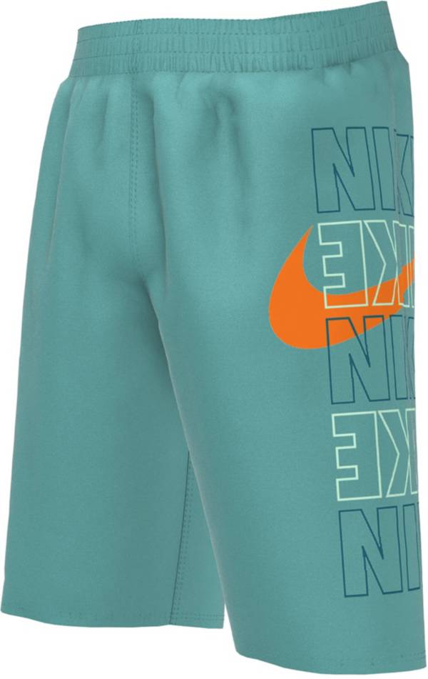 Nike Boys' Block Logo Breaker 8” Volley Swim Trunks