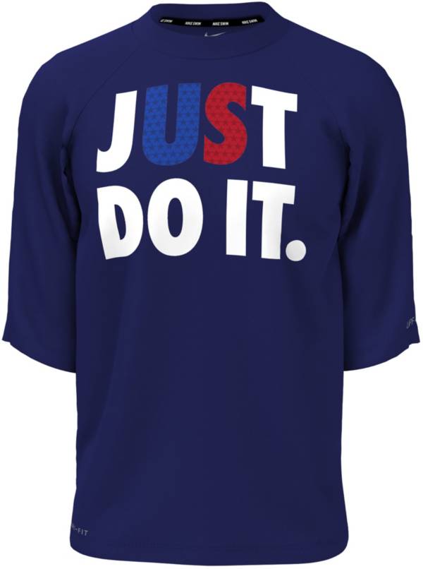 Nike Boys' JDI Americana Short Sleeve Hydroguard