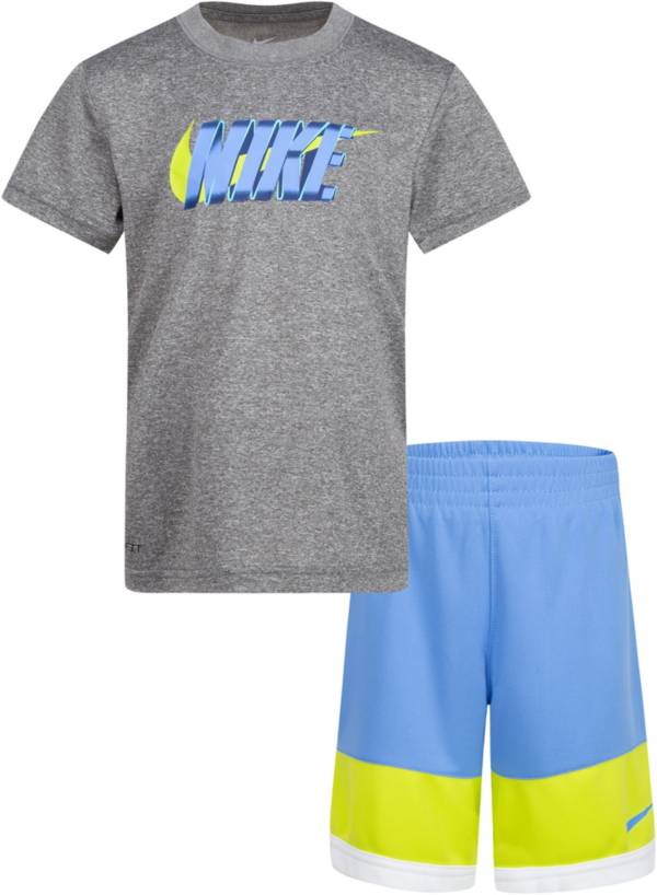 Nike Little Boys' Colorblock Shorts Set
