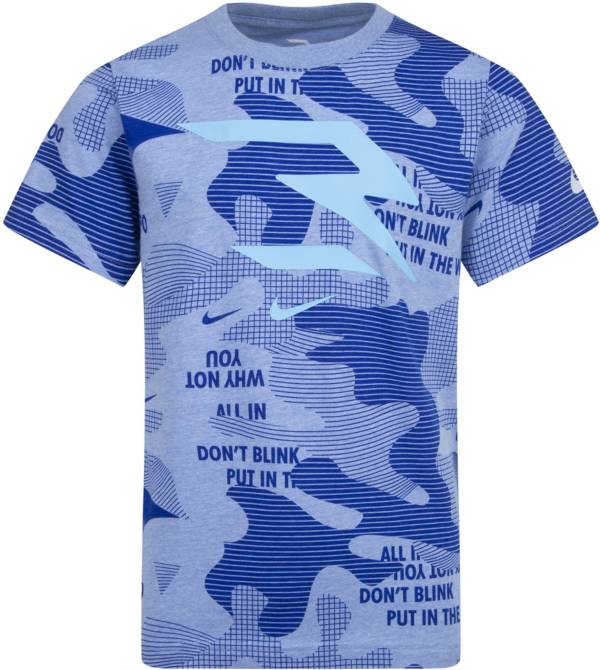 Nike Boys' Training Camp Camo Short Sleeve T-Shirt