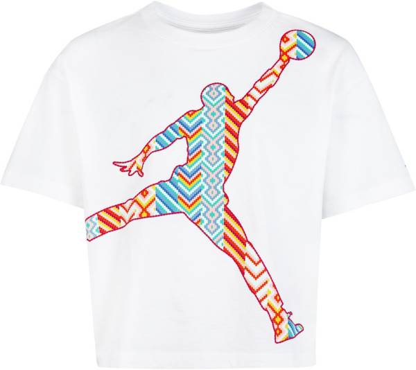 Jordan Girls' Braided Jumbo Short Sleeve T-Shirt product image