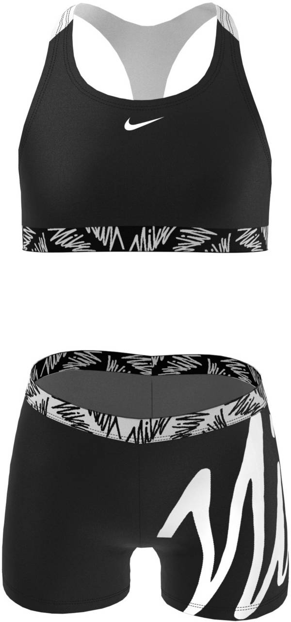 Nike Girls' Crossback Sport Bikini and Short