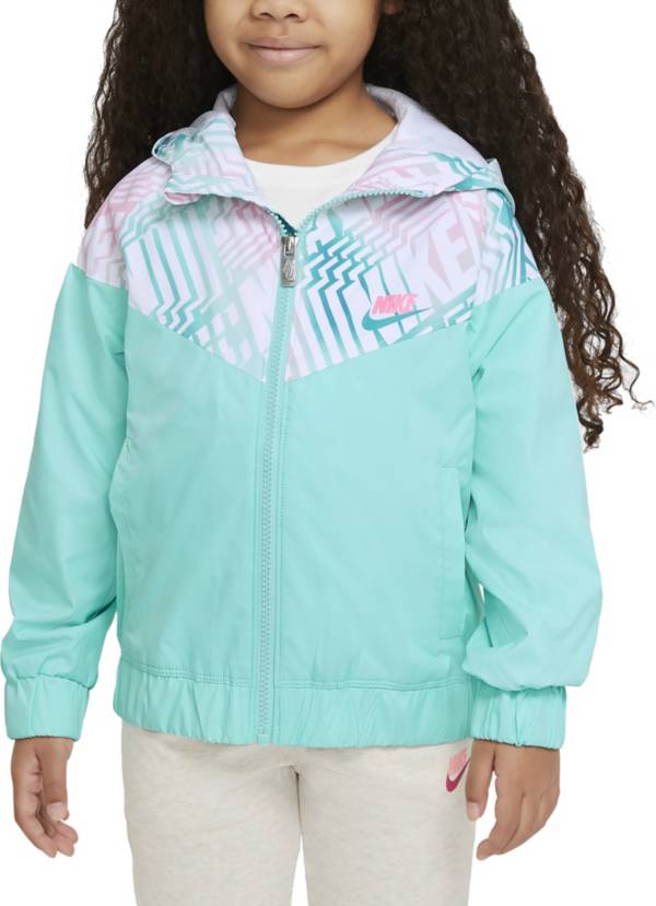 Nike Little Boys' Print Blocked Windrunner Jacket