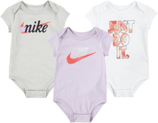 Nike Infant Girls' NKG Summer Daze Bodysuits 3-Pack