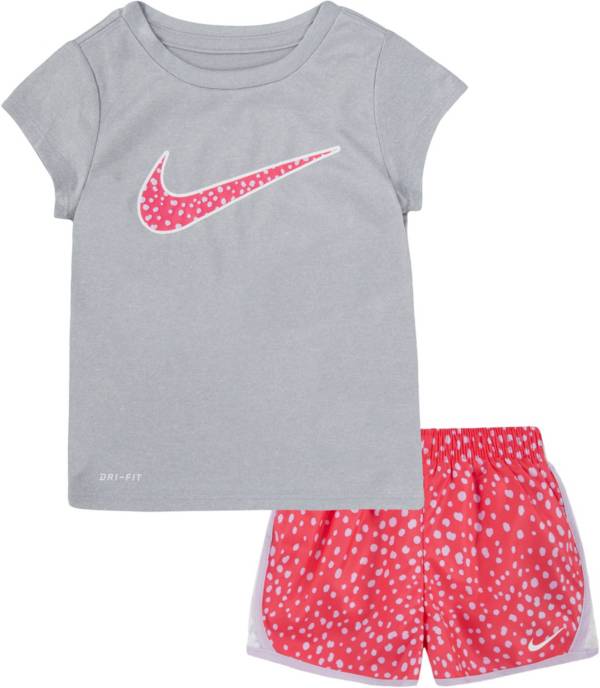 Nike Toddler Girls' Animal Spot AOP Short Set