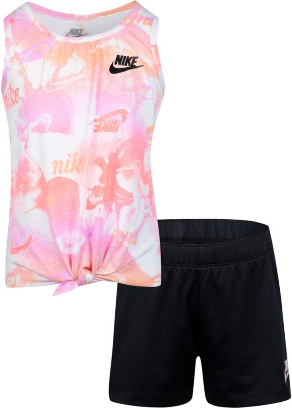 Nike Little Girls' Summer Daze Jersey Short Set 2-Piece