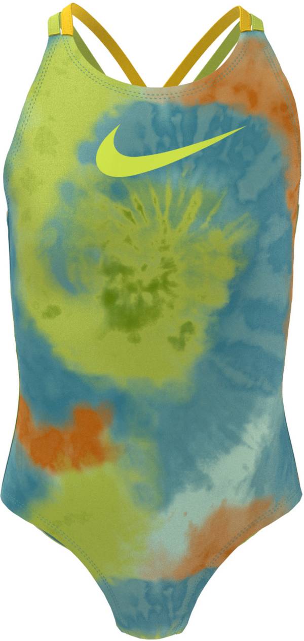 Nike Girls' Spiderback One Piece Swimsuit