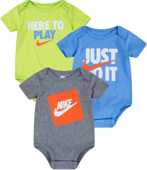 Nike Infant Verbiage Bodysuit 3-Pack