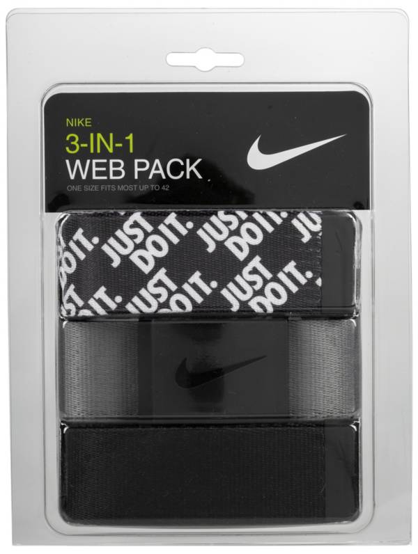 Nike Men's Just Do It Web Golf Belt - 3 Pack product image
