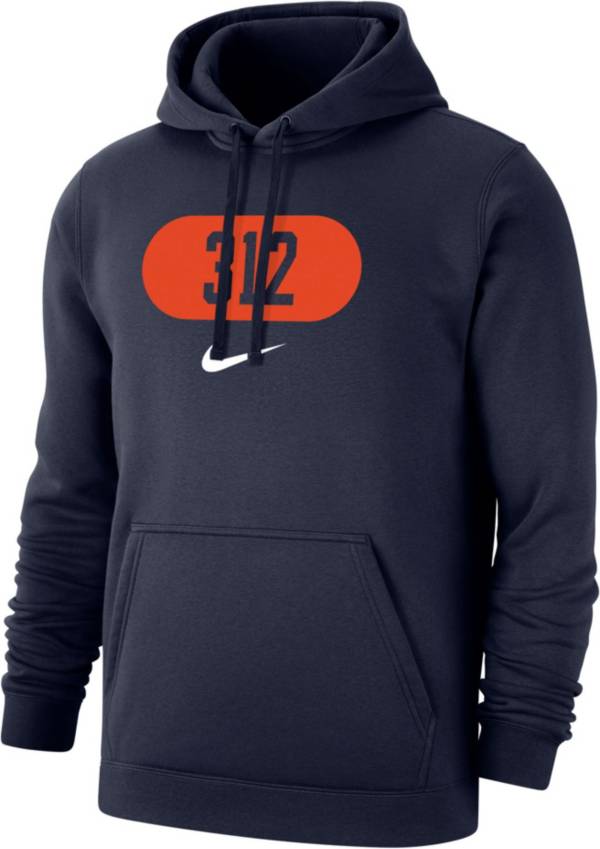 Nike Men's Chicago 312 Area Code Navy Hoodie product image