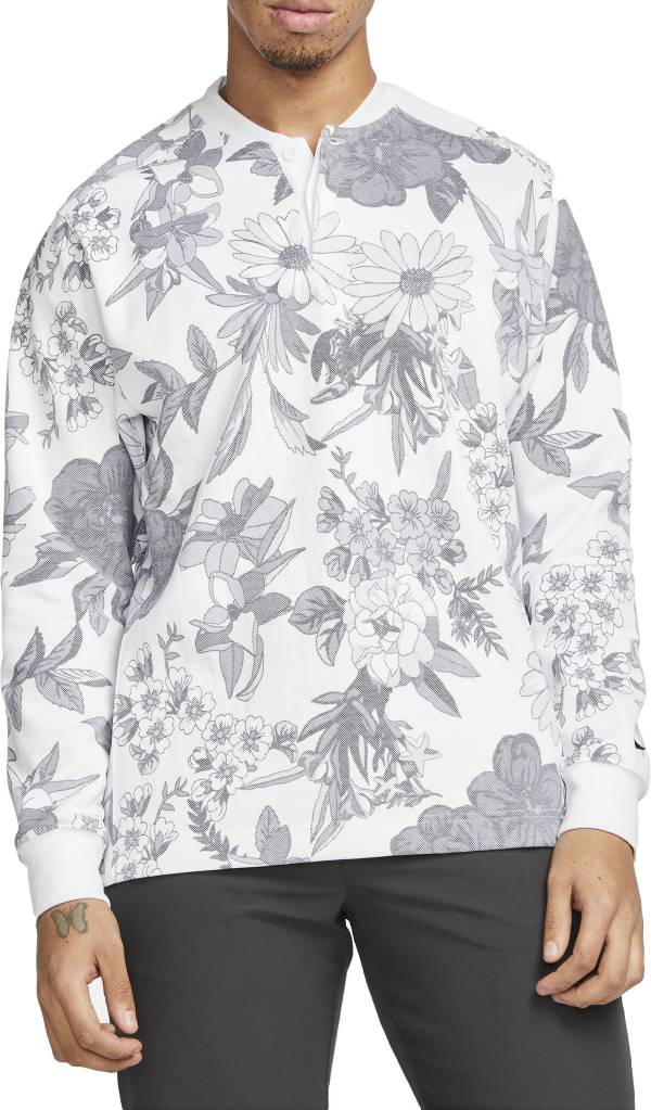 Nike Men's Dri-FIT Floral Long Sleeve Golf Top