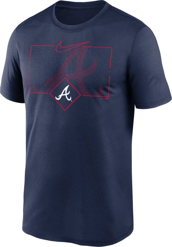 Nike Men's Atlanta Braves Navy Legend T-Shirt