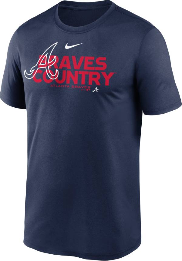 Nike Men's Atlanta Braves Navy Legend T-Shirt