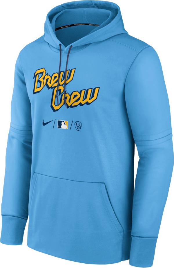 Nike Men's Milwaukee Brewers 2022 City Connect Therma-FIT Hoodie product image