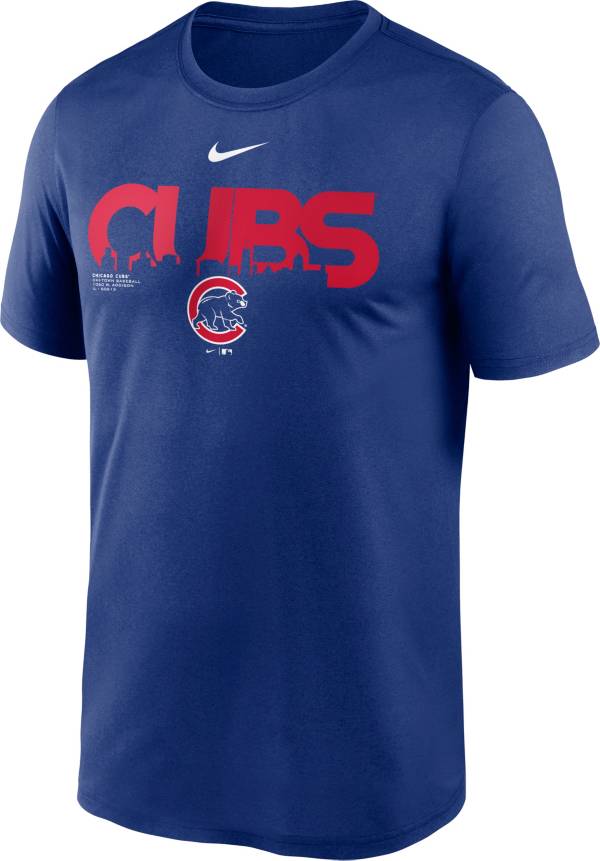 Nike Men's Chicago Cubs Blue Legend T-Shirt