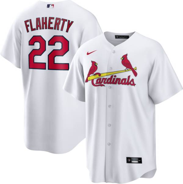 Nike Men's St. Louis Cardinals Jack Flaherty #22 White Cool Base Jersey