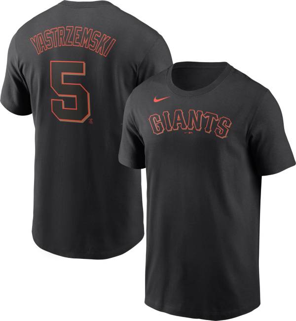 Nike Men's San Francisco Giants Mike Yastrzemski #5 Black T-Shirt