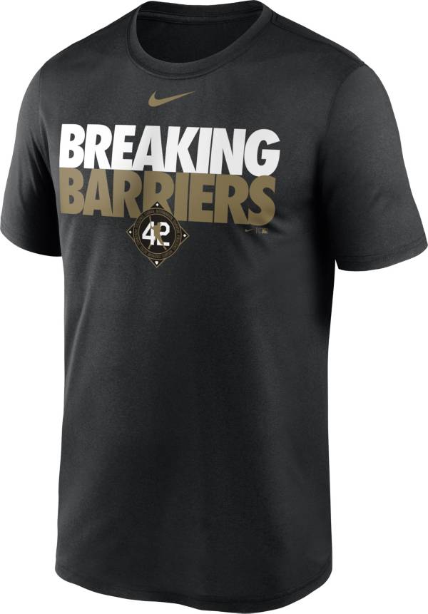 Nike Men's Jackie Robinson Black Team 42 Legend T-Shirt