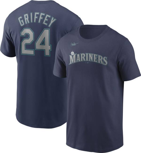 Nike Men's Seattle Mariners Ken Griffey Jr. #24 Navy T-Shirt