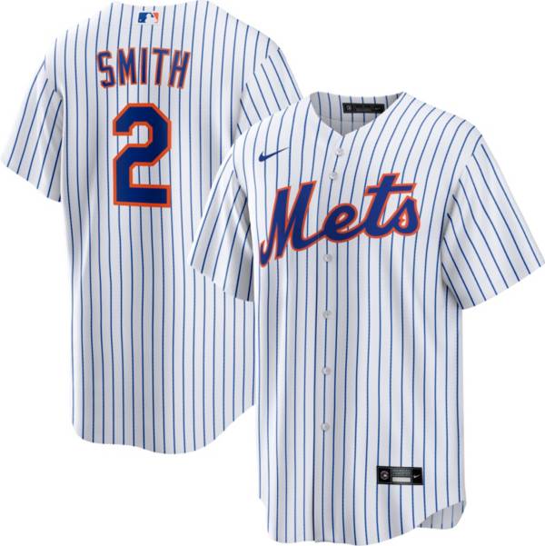 Nike Men's New York Mets Dominic Smith #2 White Cool Base Jersey