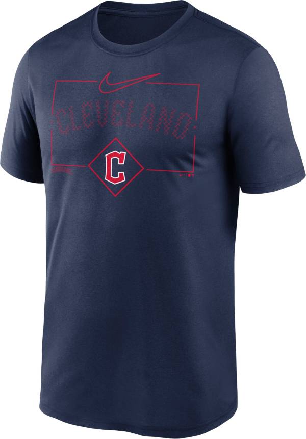 Nike Men's Cleveland Guardians Navy Legend T-Shirt